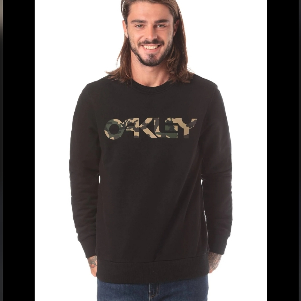 Oakley B1B Blackout Camo Crewneck Men's Sweater